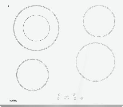 Встраиваемаяповерхность керам. Korting HK 62001 BW (HK 62001 BW) Изображение №1