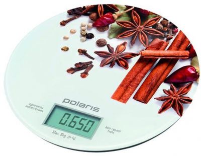 Весы электрическая кухонные Polaris PKS 0834DG Специи (PKS 0834DG Специи) Изображение №1