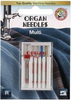 Иглы для швейных машин ORGAN 5/Multi Blister универсальные (5/Multi Blister универсальные) Изображение №1