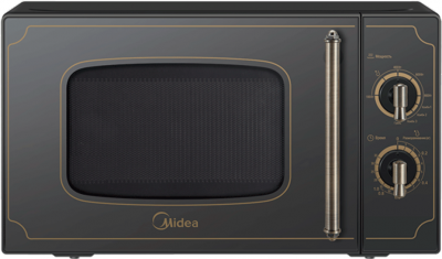 MG820CJ7-B1/Ретро СВЧ Midea (Черный MG820CJ7-B1/Ретро СВЧ Midea) Изображение №1