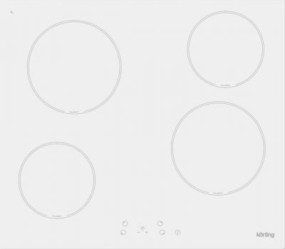 Встраиваемаяповерхность керам. Korting HK 60001 BW (HK 60001 BW) Изображение №1