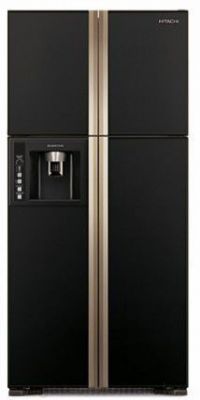 Холодильник Hitachi R-W910PUN4 GBK чёр.стекло (ХОЛОДИЛЬНИК R-W910PUN4 GBK ЧЁР.СТЕКЛО) Изображение №1