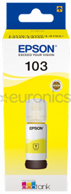 Струйный принтер EPSON Желтые 103 EcoTank (C13T00S44A) (Желтые 103 EcoTank (C13T00S44A)) Изображение №1