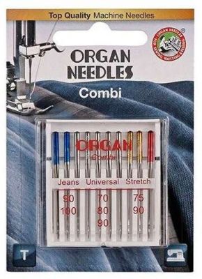 Иглы для швейных машин ORGAN 10/COMBI Blister универсальны (10/COMBI Blister универсальны) Изображение №1