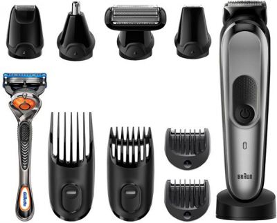 MTGREY+RZR WBOX Триммер BRAUN / MGK7021 BK (Триммер BRAUN / MGK7021 BK) Изображение №1