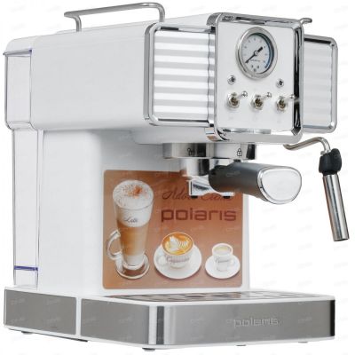 Кофеварка POLARIS PCM 1538E Adore Crema эспрессо Белая (PCM 1538E Adore Crema эспрессо Белая) Изображение №1