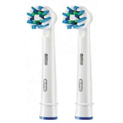 CrossAction EB50-2_2, 2 шт. Сменные насадки для электрических щеток Oral-B/Braun (Сменные насадки для электрических щеток Oral-B/Braun) Изображение №1