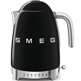 Чайник электрический с регулируемой температурой SMEG KLF04BLEU черный (KLF04BLEU черный) Изображение №1