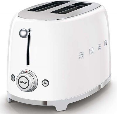 Тостер на 2 ломтика SMEG TSF01WHEU белый (TSF01WHEU белый) Изображение №1