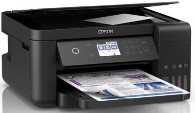МФУ струйное Epson L-6160 СНПЧ А4-D-N-W (C11CG21404) (C11CG21404) Изображение №1
